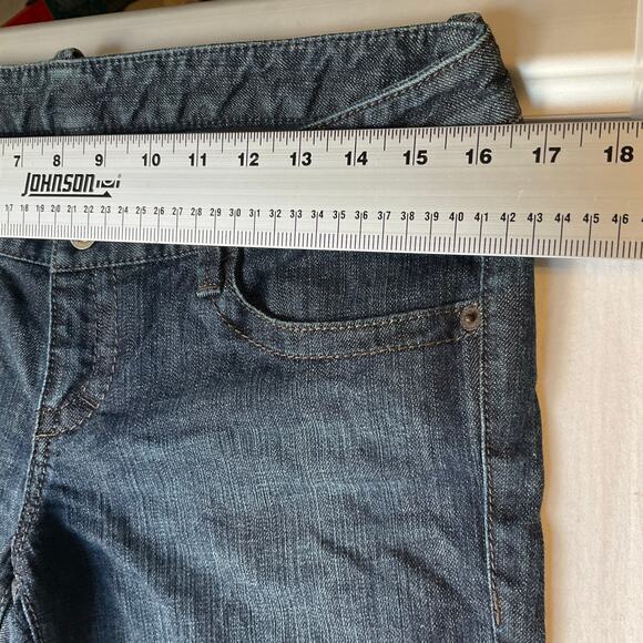 X2 Denim Laboratory Women Jeans size 8 Low Rise Straight Leg Stretch Boot Cut - Picture 2 of 11